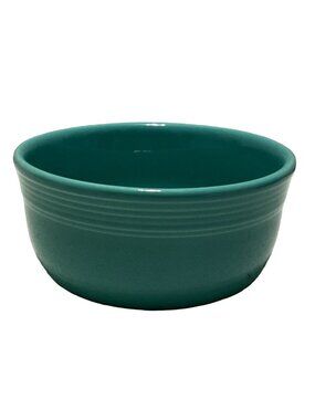 Fiesta Ware Gusto Soup Bowl Turquoise 6x6x3 Marked HLC USA Ice Cream Chili Bowl